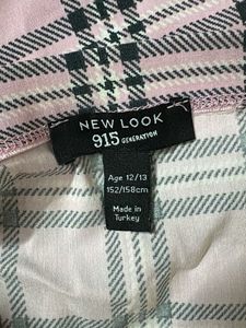 Pink Plaid Mini Skirt for size Xs