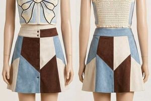 IMPORTED SUEDE SKIRT
