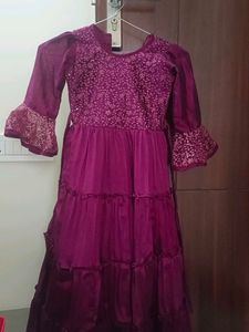 Beautiful Girls Maroon Gown