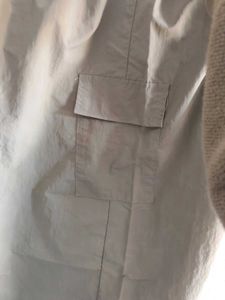 Khaki Midi Cargo Skirt