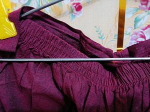 Beautiful Floral Kurta with Maroon Pants