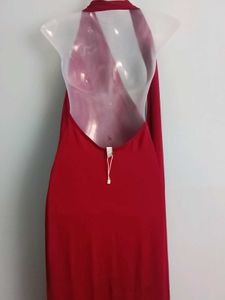 Elegant Red Maxi Dress