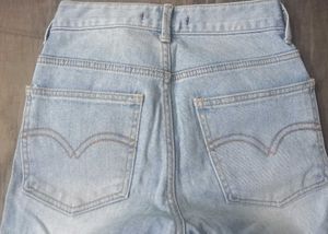 Light Blue High Waist Slim Fit Jeans🩵