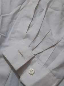 Off white Transparent Button-Up Shirt