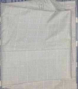 Grey Check Pattern Formal Pants - Elegant Look
