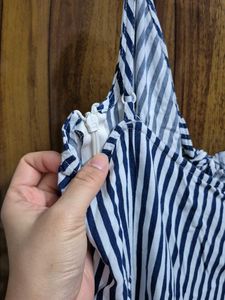 Striped Mini Bikini Dress