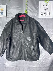 Classic Black Leather Jacket