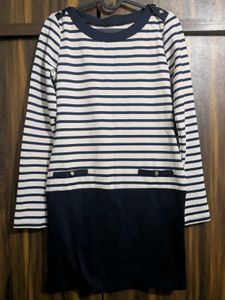 Striped Long Sleeve Dress