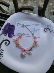 Charming Pink Charm Bracelet