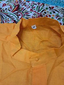 New MEN KURTA  YELLOW