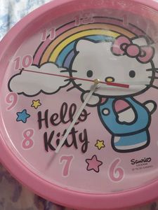 Cute Hello Kitty Wall Clock