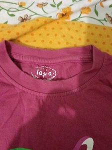Pink Graphic Sleeveless T-Shirt