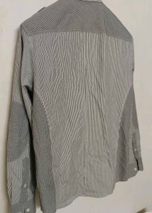 Men's Striped &amp; Gingham Patchwork Shirt