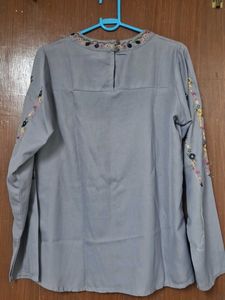 Floral Embroidered Blouse