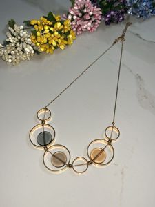 Elegant Circle Pendant Necklace