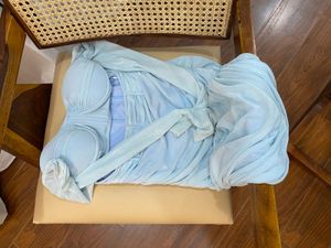 Lea Clothing Baby Blue Corset Dress