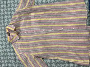 Men's Striped Long Sleeve Shirt