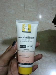Sunscoop Lightweight Gel Sunscreen SPF 50 Pa++++