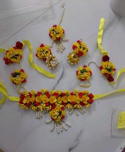 Floral Jewellery Set for Haldi