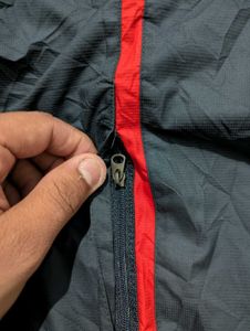 Nike "90" Navy &amp; Red Windbreaker Jacket