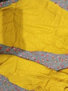 Bright Yellow Salwar Pants