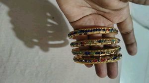 Set of 4 Bejeweled Bangles