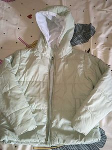 Light Green Puffer Jacket