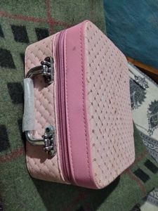 Chic Quilted Pink Vanity Case
