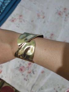 Unique Hammered Metal Cuff Bracelet