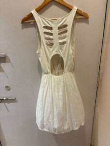 Bershka Cut-Out Back Mini Dress