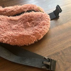 Fuzzy Pink Fanny Pack