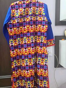 Vibrant Embroidered Kurta