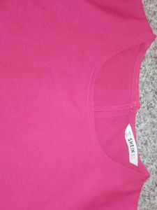 Pink Long Sleeve Top