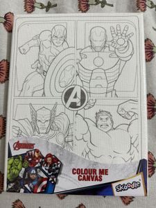 Marvel Avengers Colour Me Canvas