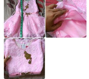 Adorable Pink Lace Dress