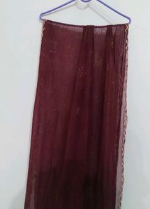 Maroon Dupatta For Women