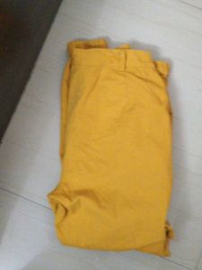 Trendy Mustard Cargo Pants