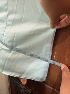 Light Green Collared Button-Up Shirt