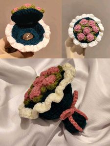 Handmade Crochet Ring Holder