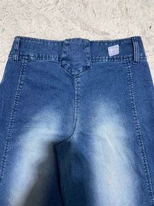 Wide Leg Denim jort
