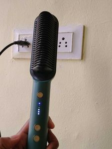 Hair straightener comb