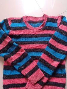 Striped Crew Neck Sweater