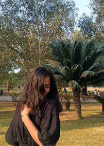 Chic Black Oversized Top