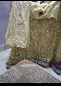Net Designer Saree With Blouse Peticoat No Return