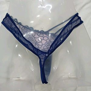 🪔 Lace Thong Panty with Charm
