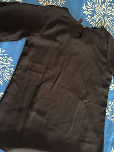 Elegant Black Embroidered top
