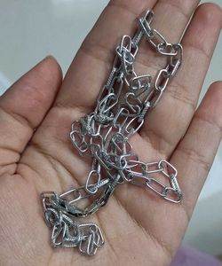 silver orion cable chain for men