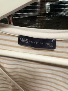 Striped V-Neck T-Shirt