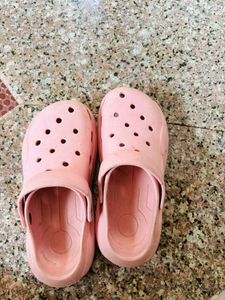 Pink Croc-Style Clogs