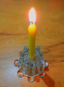 Glass Candle Holder